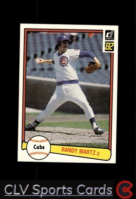 Chicago Cubs Randy Martz #126 Donruss Baseball Near Mint or Better