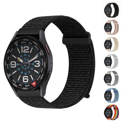 Smartwatch Armband für Samsung Galaxy Watch6 Classic 43 mm 47 mm Nylon Klett