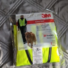 3M Safety Vest Hi-Visibility Yellow Scotchlite Reflective One Size 94601
