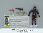 Iron Grenadiers V1 100% Complete G.I. Joe 1988 Hasbro Vintage Action Figure