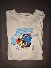 Nike Air The Swoosh Is Out There Mens XL T-Shirt Alien Skateboard Breakdance NWT