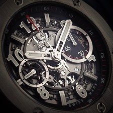 Hublot Big Bang Unico 44mm Skeleton Dial Titanium 411.NX.1170.RX Box & Papers 9