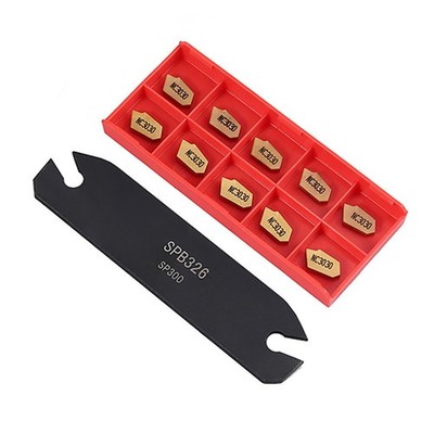 Mit 10PCS GTN-3 SP300 Einsatz Schneideklinge SPB26-3 Abgeschnitten Hochwertig