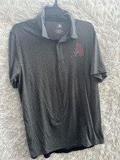 Gray MLB Polo Shirt Diamond Back Size 2XL NWOT 