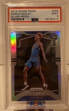 2019-20 Panini Prizm Darius Bazley PSA 9 MINT RC Base Rookie Card #289 Thunder. rookie card picture