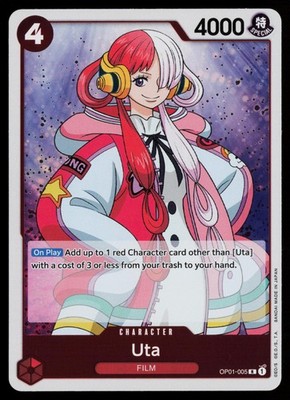 Uta OP01-005 Rare Romance Dawn One Piece Near Mint