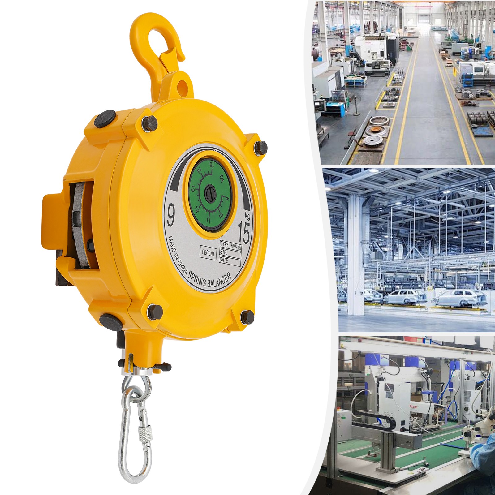 Spring Balancer Retractable Tool Holder for 20-33 lbs Equipment, 6.23 ft Stroke thumbnail 16