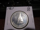1967 - Canada - 50 cent coin - silver Canadian half dollar