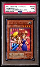 PSA 9 Toon Gemini Elfo Pe-10 Yu-gi-oh! Structure Deck:pegasus Yu-gi-oh Giapponese