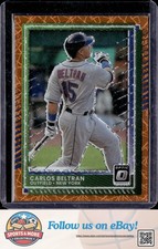 2025 Donruss #4 Carlos Beltran Optic Orange Velocity