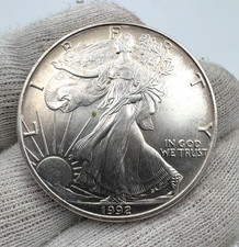 USA 1 One Dollar Liberty Oncia 1992 - Argento Silver