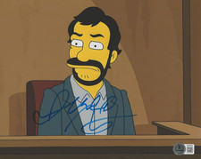 DIRECTOR JUDD APATOW SIGNED 'THE SIMPSONS' 8x10 PHOTO 2 WRITER BECKETT BAS COA