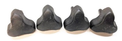 MCMASTER-CARR 1/4''-20 x 1'' Black Rubber Knob 2776-K22 [Lot of 4] NOS