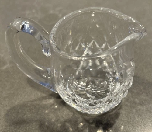 Vintage Waterford Crystal Lismore Diamond Mini Pitcher 3" Tall