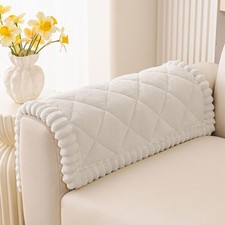 Smiry Non Slip Couch Cover for Dogs, Fuzzy Plush Pet Sofa Protector