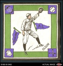 1914 B18 Blankets Ivy Olson  Purple Bases Indians VARIATION 4 - VG/EX