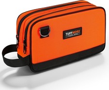 Small Tool Bag, Multipurpose Zippered Tool Pouch Bag with Dual Compartment, 26 x