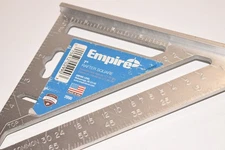 Empire Level 7 In. Aluminum Rafter Square 2990 ~  Made in USA 
