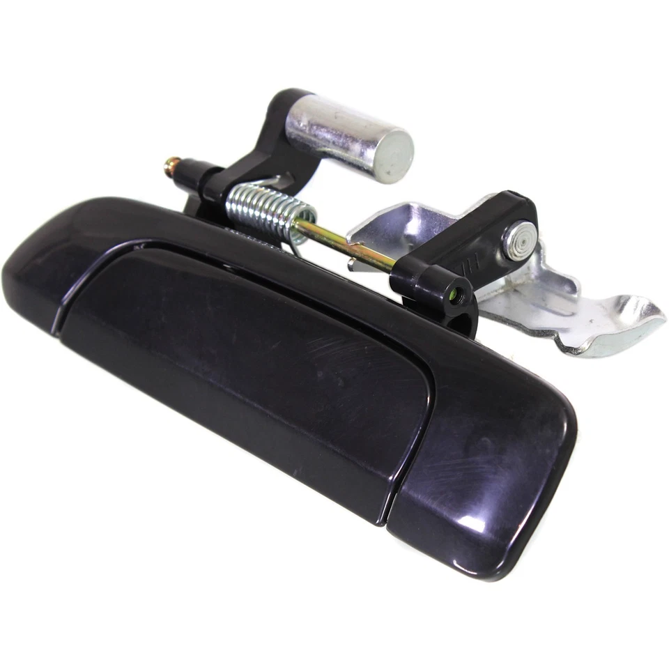 Complete Door Handle Set For 2001-2005 Honda Civic (Front w/Keyhole) Black 4-Pcs Foto 4 de 4