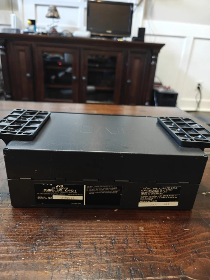 JVC 12-Disc Car CD Changer System Disc Cartridge Model CH-X11 Black UNTESTED - Image 3 of 4