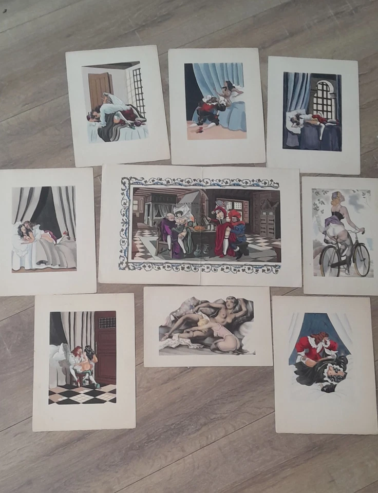 45 Estampes, Gravures  Érotiques - Photo 2/4