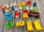 Vintage Fisher-Price Little People Vehicles Figures & Accessories Mixed Lot