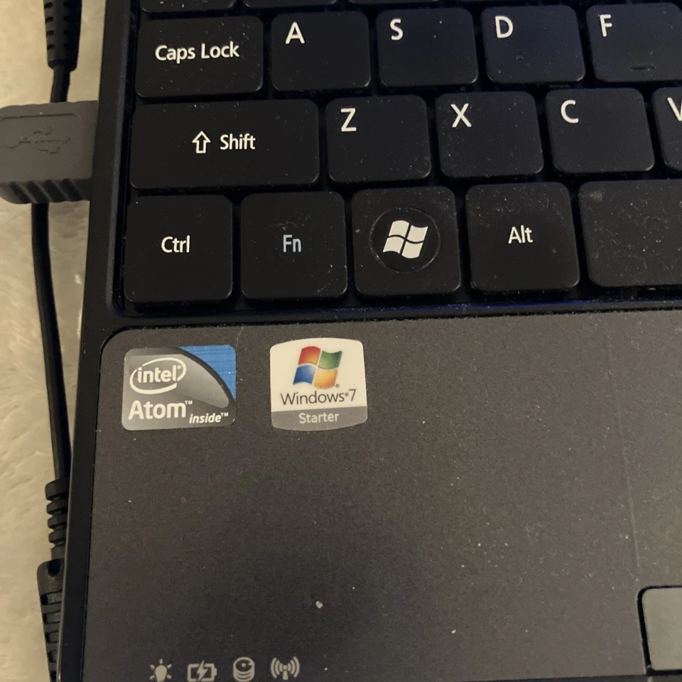 Acer Aspire One D255 – 10.1” Netbook – Intel Atom – 1GB RAM 160GB HDD Windows 7 - Image 4 of 4