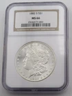 1882 S Morgan Silver Dollar NGC MS66 - 1516277-001
