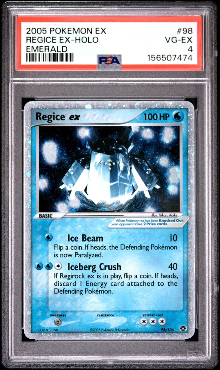regice pokemon card price Regirock Registeel Regigigas Legendary Lot Journey Together 042/159 : Toys & Games Regice 29/131 Cracked Ice Holo