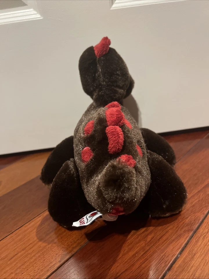 Webkinz COCOA DINOSAUR GANZ Plush Stuffed Animal Brown Pink 8" HM338 - NO CODE - Image 4 of 4