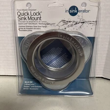 InSinkerator Sink Mount QLM-00 Chrome Quick Lock  Flange Food Waste Disposer