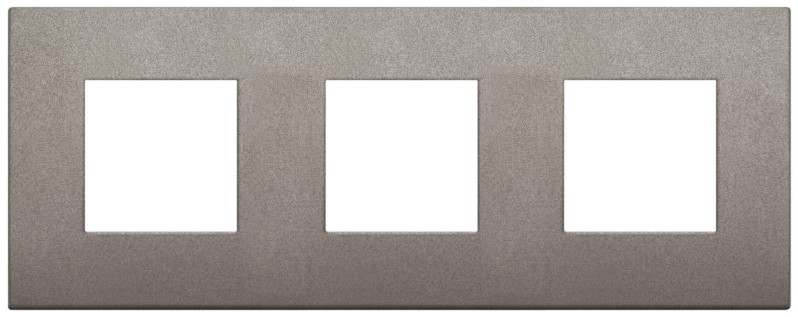 Placca Vimar 19644.04 Titanio Matt 6 Moduli | Design Arké Classic