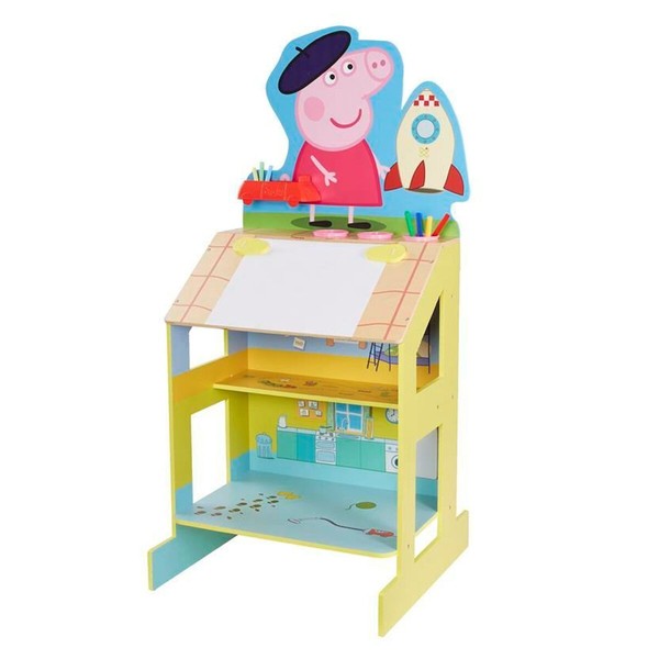 Peppa Pig Holzstaffelei Zum Malen Und Zeichnen FüR Kreative AktivitäTen-image