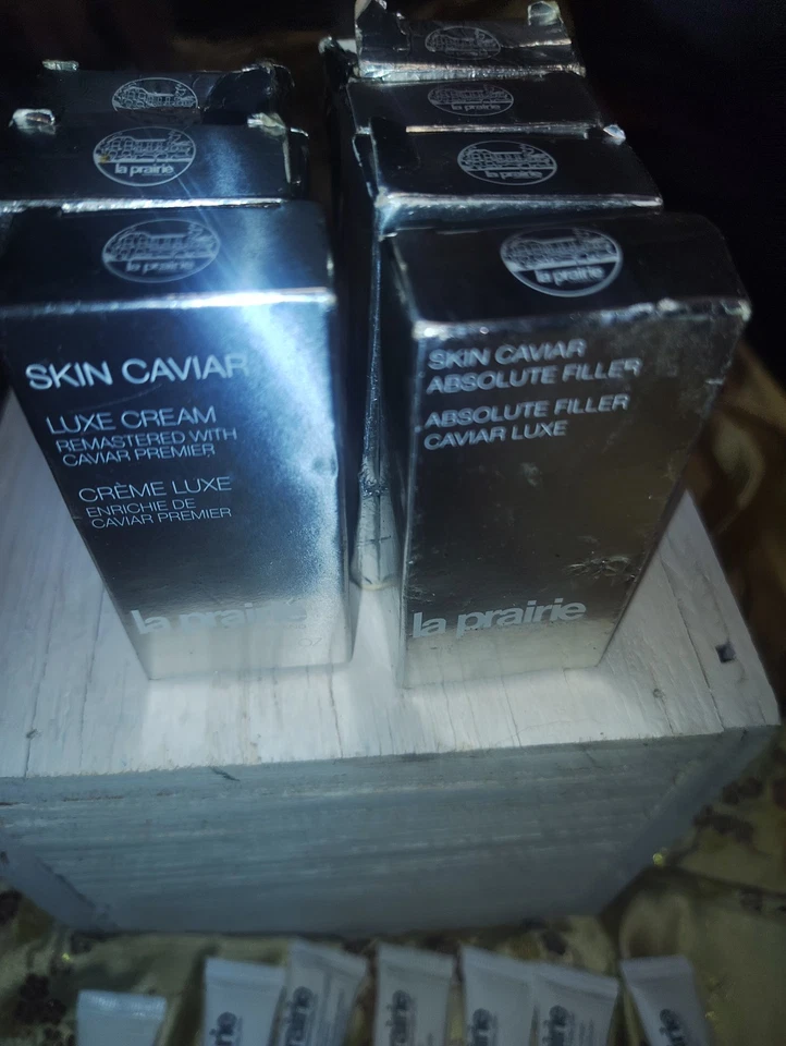 5 La Prairie Skin Caviar Luxe Crema Tamaño de Viaje 0.17oz 5ml - Paquete de 5 Foto 3 de 3