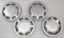 Genuine Hub Cap Wheel Cover Set 14 93-99 Vw Jetta Golf Cabrio Mk3 . 1hm 601 147