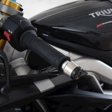 R&G Racing Black Bar End Sliders For 2020-2024 Triumph Daytona 765 Moto2