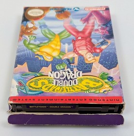 Battletoads & Double Dragon The Ultimate Team (Nintendo NES, 1993) con scatola!