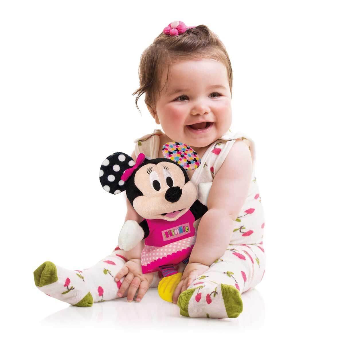 Clementoni Disney Baby Minnie Mouse Plschtier mit Beiring - Weiches Spielzeug 4790₽