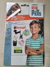 The Secret Life Of Pets Kids Tattoos 75 NEW Pack