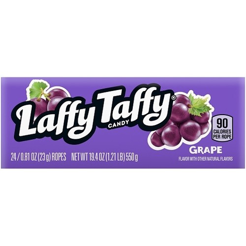 Cuerda de uva Laffy Taffy, 0,81 onzas, 24 por caja, 12 por estuche
