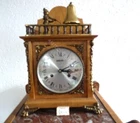 BELCANTO MANTEL CLOCK SOLDIER HITTING THE BELL ON THE HALF AND FULL HOUR