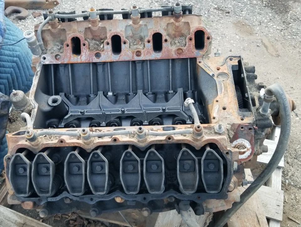 Camión Ford F250 F350 86 85 1986 con motor de bloque largo diésel 7,3 6,9 IDI 1980-86 Foto 3 de 4