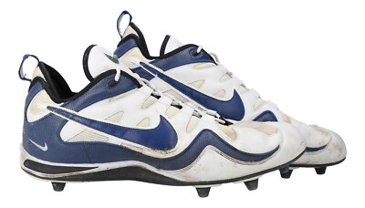 Junior Seau 2000 Game Worn Inscribed Nike Cleats San Diego