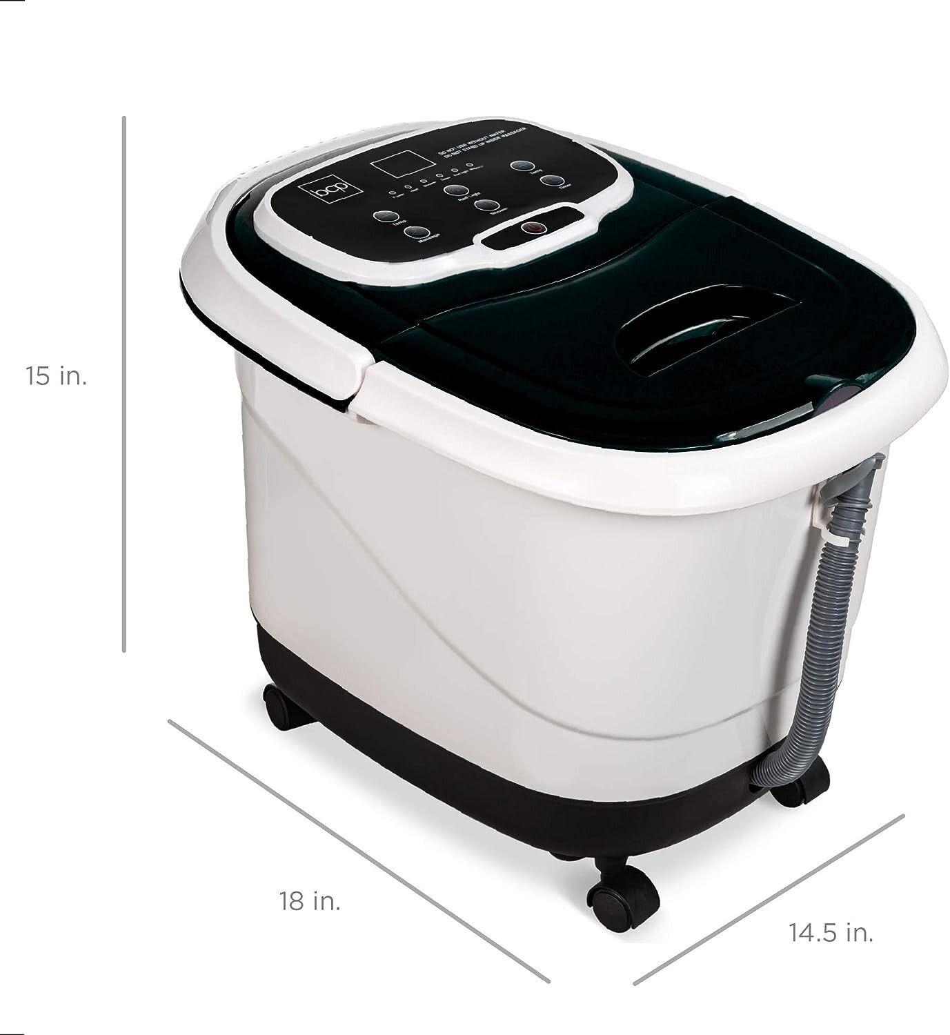 Relaxing Foot Spa Bath Massager - Motorized Massage - Adjustable Heating
