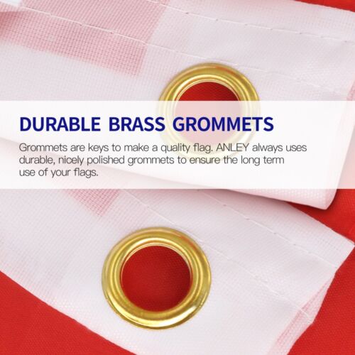 Anley Fly Breeze 3x5 Foot Canada Flag - Canadian National Flags Polyester - Picture 3 of 6