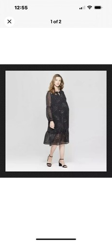 Lot 16 XXL Isabel Maternity Clothing Dresses Long & Short Sleeve Tops Pants #20 - Picture 10 of 17