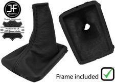 SCHWARZ NAHT LEDER HANDBUCH SCHALTSACK + RAHMEN F?R VOLVO V70 XC70 2007-2015