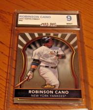 ROBINSON CANO---2011 TOPPS FINEST----MINT 9***-YANKEES-MARINERS***#42***MAD Dog