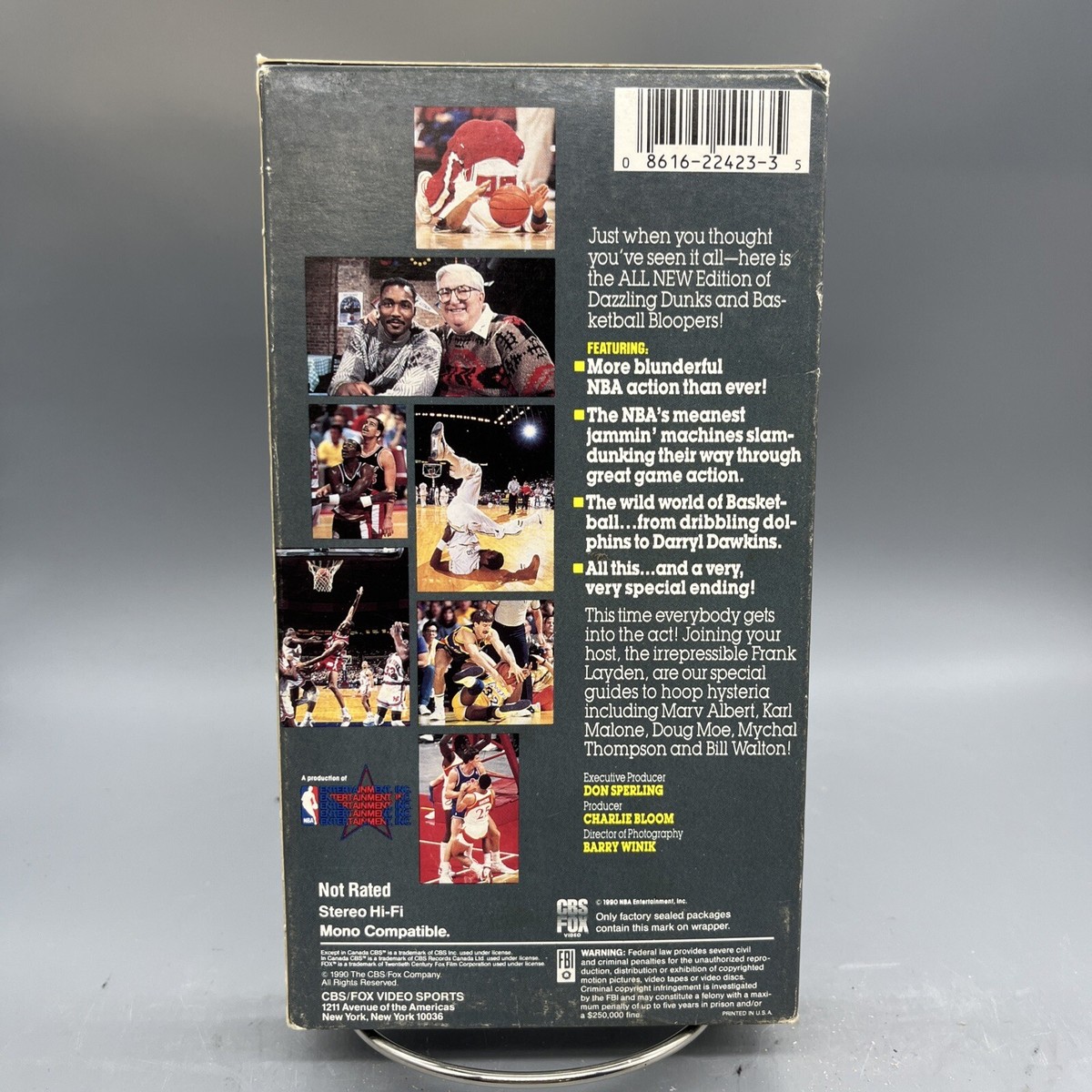 All New Dazzling Dunks and Basketball Bloopers (VHS, 1993