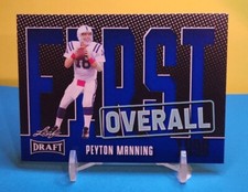 2023 Leaf Draft - First Overall Blue #8 Peyton Manning - Indianapolis Colts 